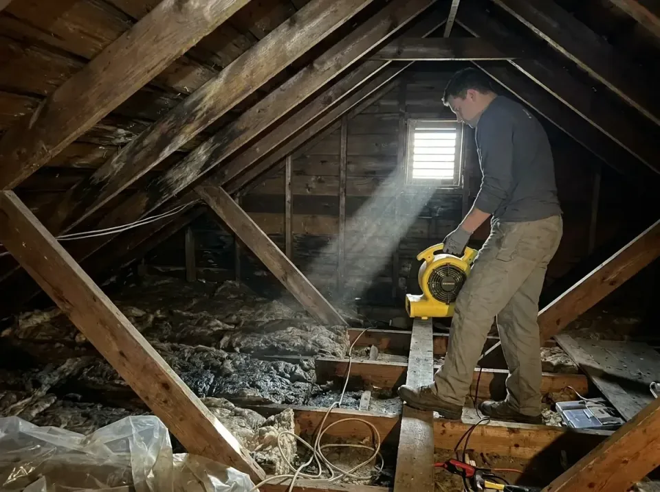 attic-water-damage-drying-proc-007 — frequently asked questions, Emergency Water Extraction & 24/7 Flood Response in Bladenb…